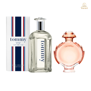 Combo Tommy hilf1ger f0r men + Paco Rabban3 Olympea 50ml Dama
