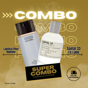 Combo Le Labo Santal 33 + Lapidus Pour Homme Men