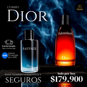 Combo Sauvage Dior + Fahrenheit Dior Men