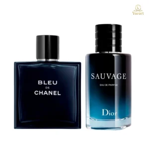 Combo Bl3u de Ch4nel + Sauv4ge D1or Men